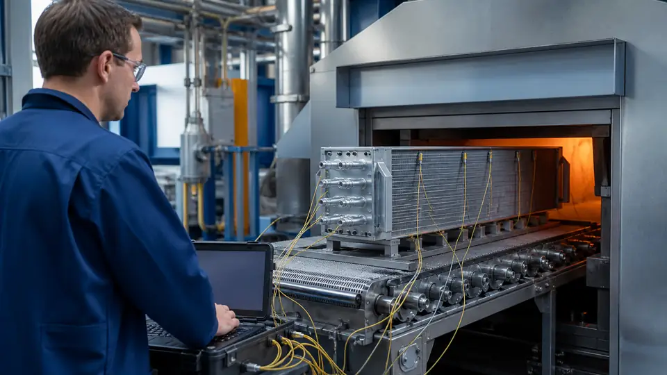 Editorial illustration: Brazing Furnace Interruptions: Identify and Hold Affected Product