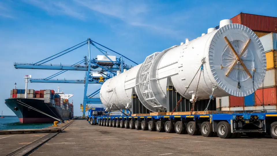 Editorial illustration: Industrial Equipment Arrival: A Receiving Inspection Plan