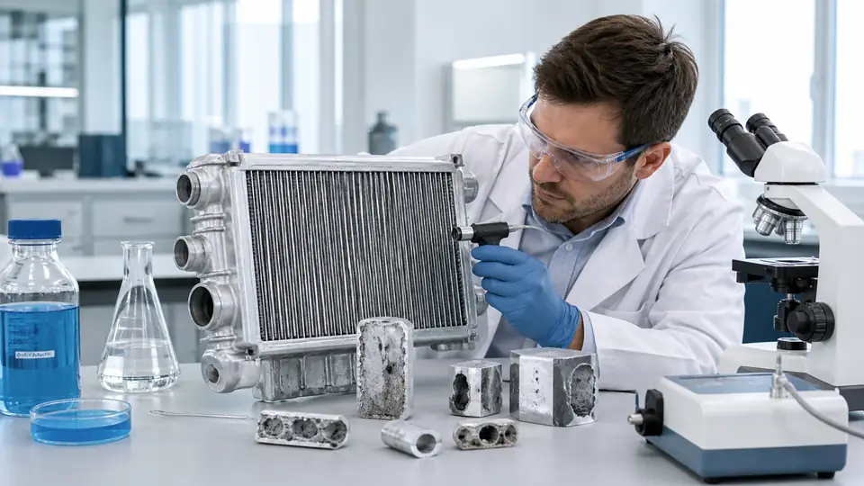 Coolant and Material Compatibility: Key Points for Controlling Radiator Corrosion - Thematic Illustration
