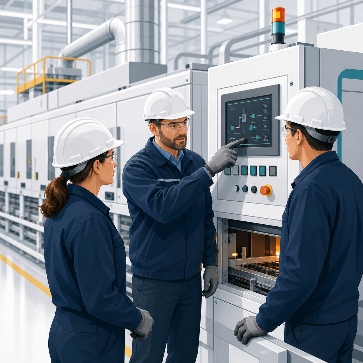 Theory and hands-on training for brazing equipment